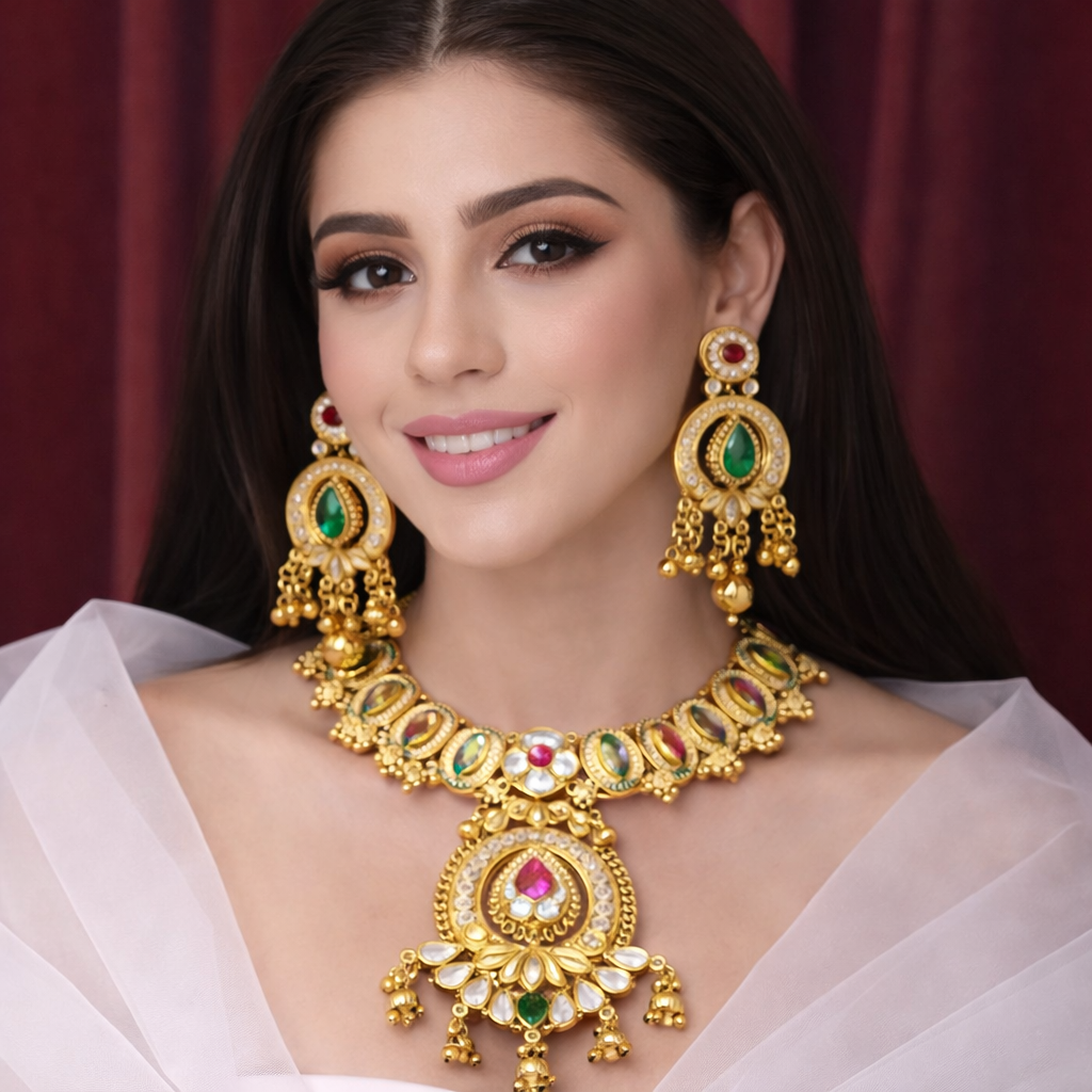 Gold Enamel Bloom Heritage Set