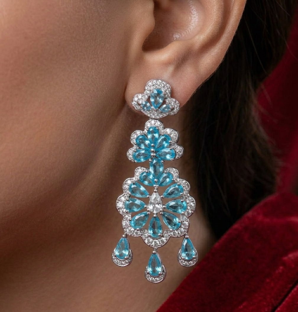 Zarqash Turquoise Flora Regal Set