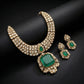 Mint Polki Choker & Earrings Set