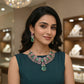 Emerald Pink Sapphire Diamond Torque Set