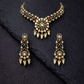 Mystic Bloom Antique Multi-Stone Choker & Earrings Set