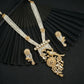 Polki Parrot Floral Long Necklace Set