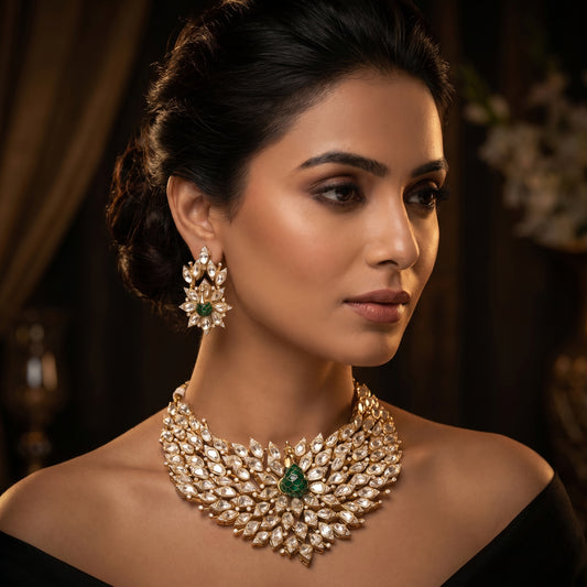 Paon Impérial Crystal Statement Set