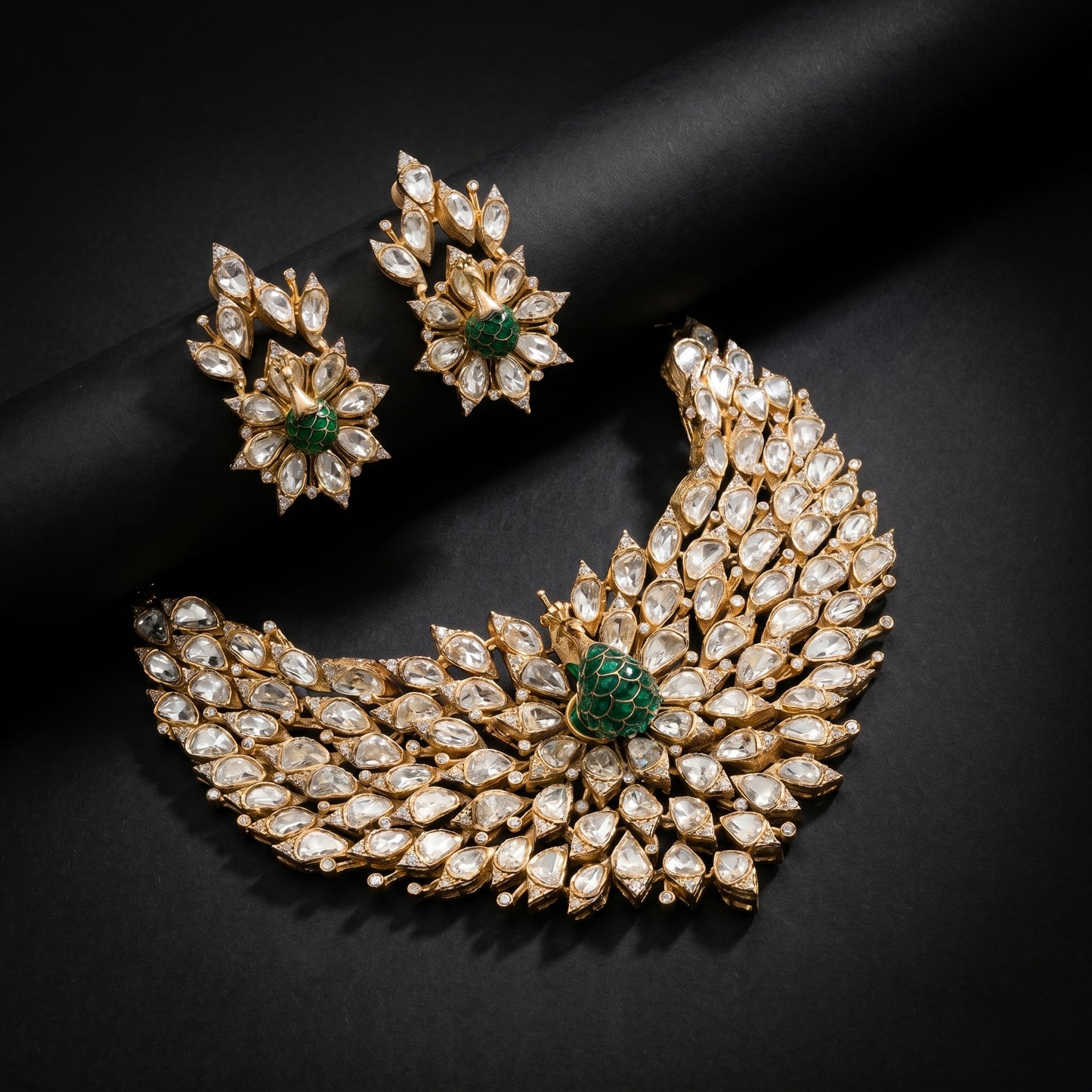 Paon Impérial Crystal Statement Set