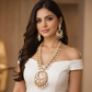 Polki Diamond Chandbali Gold Necklace Set