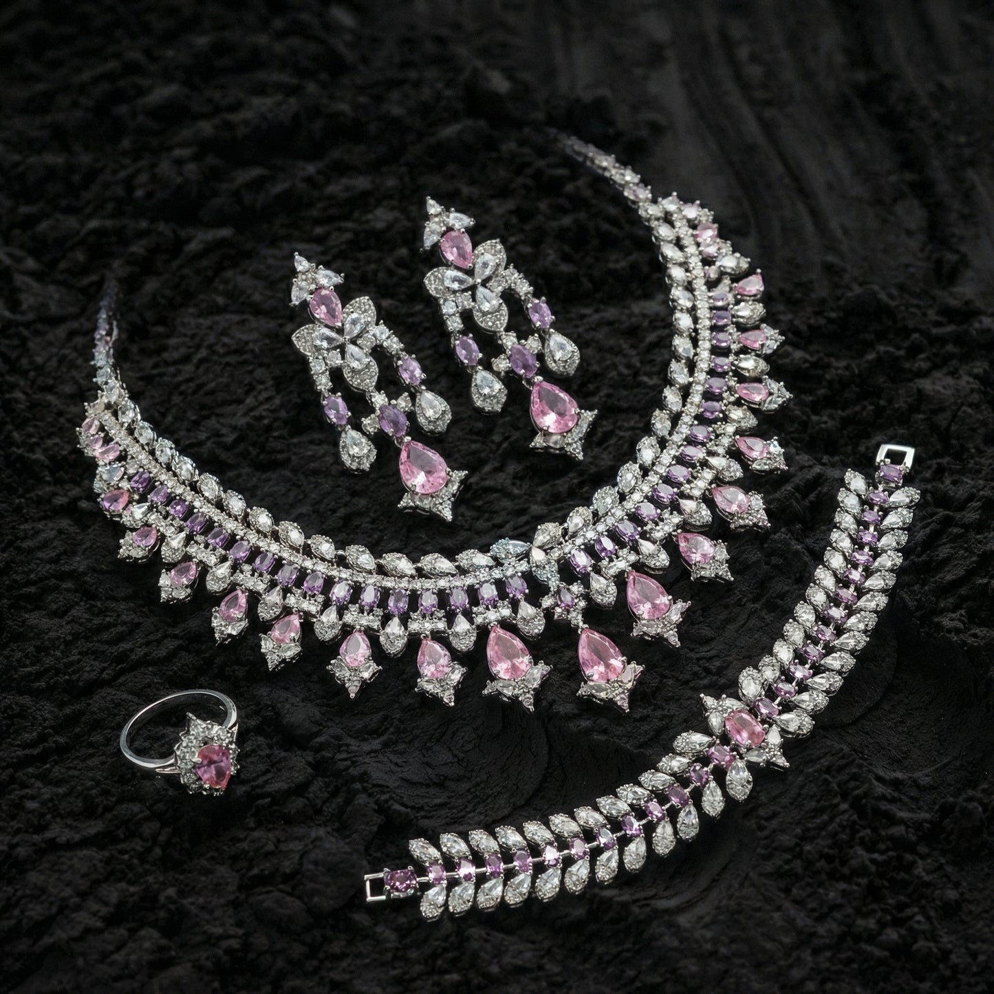 Lavender Mist Crystal Parure Collection