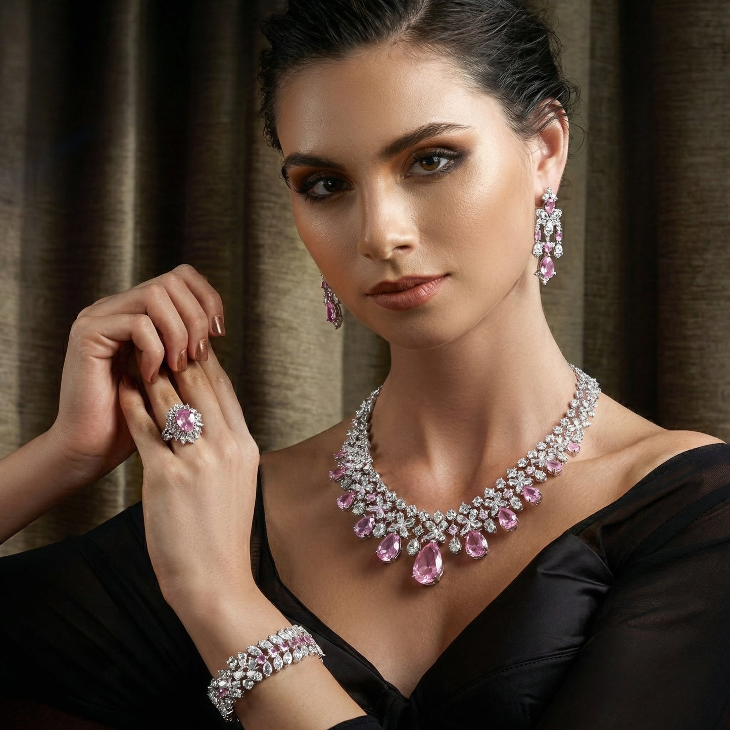 Lavender Mist Crystal Parure Collection