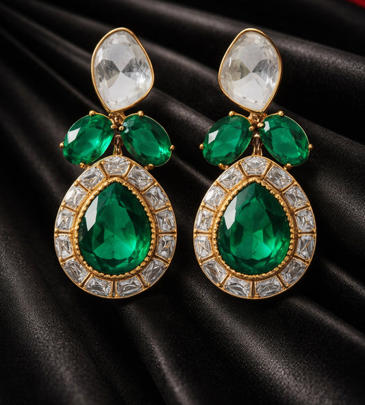 Luxury set necklace and earrings