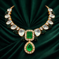 22C Orginal Gold Platting Emerald Royale Heirloom Necklace Set
