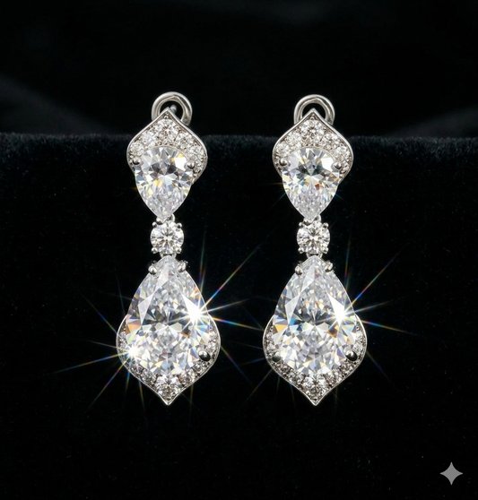Aura Frost Wave Diamond Bridal Set