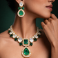 22C Orginal Gold Platting Emerald Royale Heirloom Necklace Set