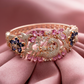 Zarqash Floral Bloom Statement Bracelet