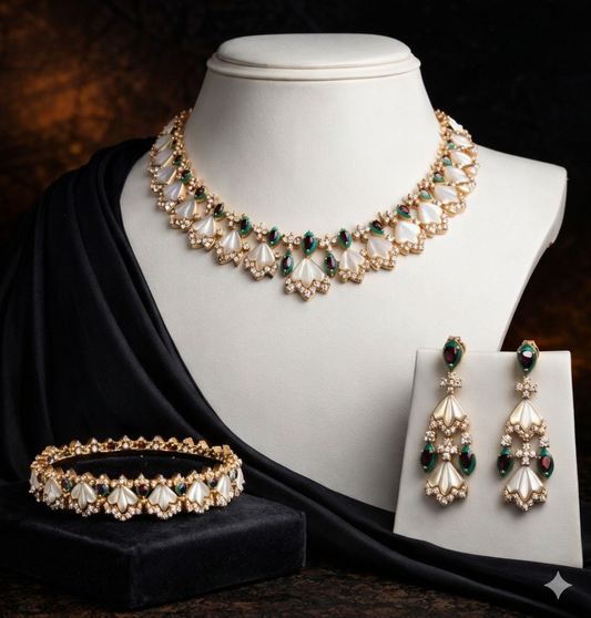MOP Blossom Royale Jewelry Set