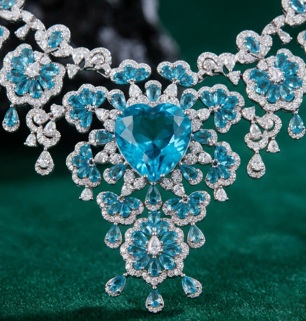 Zarqash Turquoise Flora Regal Set