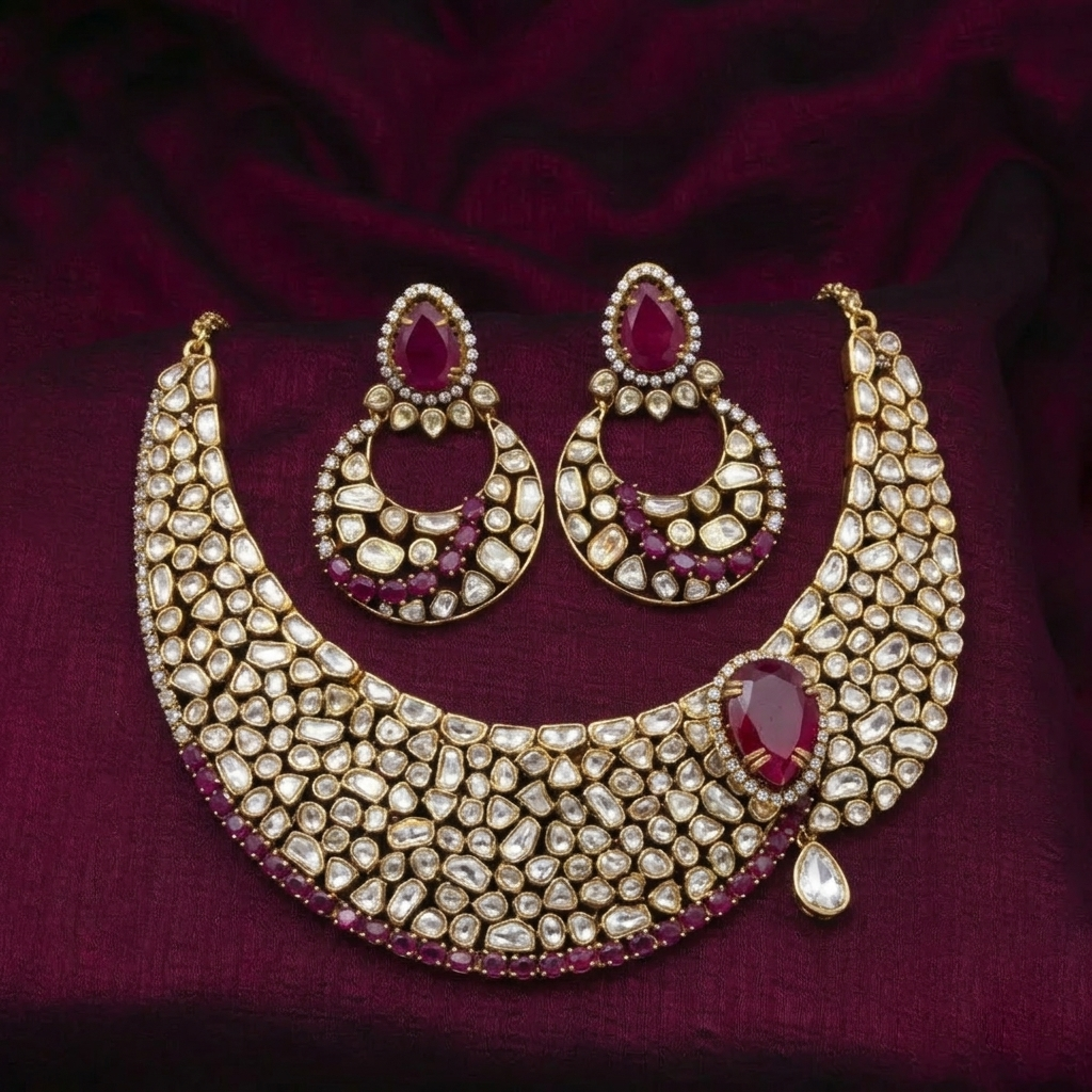 Zarqash Chand-Bala Heritage Choker