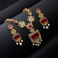 Ruby Deco Pearl Drop Jewellery Mala Set