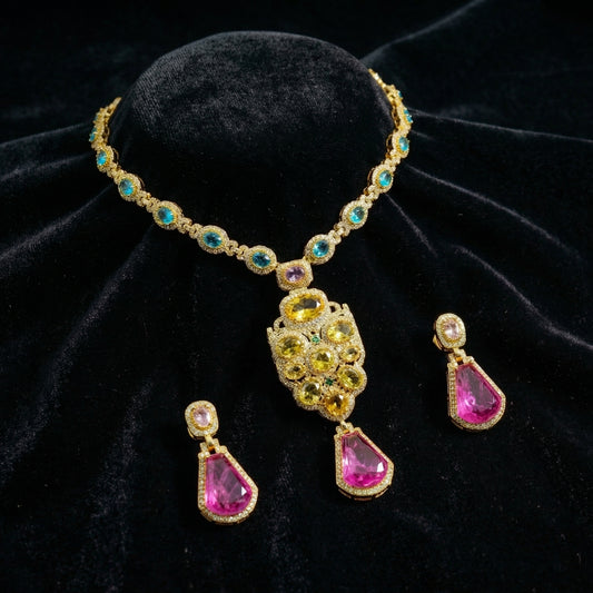 Tropical Gem Spectrum Solitaire  Mala Set