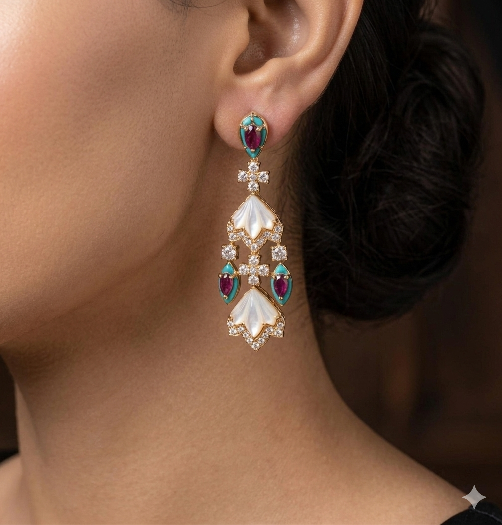 MOP Blossom Royale Jewelry Set