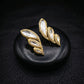 Polki Diamond Wing Gold Studs