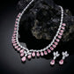 Blush Marquise Diamond Parure Necklace Set