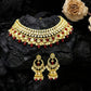 Ruby Pearl Polki Chandbaali Heritage Set