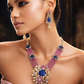 Aurora Petal Elegance Pendant Necklace