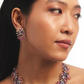 Twilight Bloom Crystal Necklace & Earrings Set