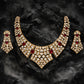 22C Original Gold Platting Zarqash Ruby Prism Bridal Set
