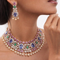 Royal Sapphire & Mint Luxe Pearl Statement Set