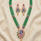 Emerald & Amethyst Multi-Strand Mala