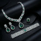 Vivid Emerald Diamond Floral Parure Collection