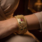 Ruby Emerald Polki Enamel Gold Bracelet