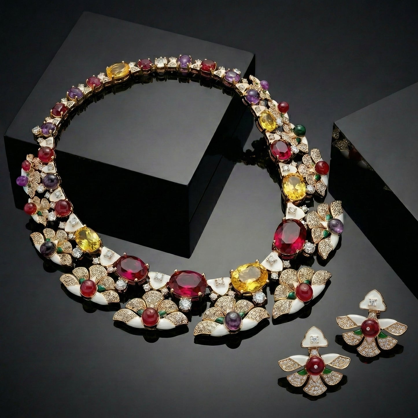 Botanical Gem Enamel Couture Regal Set
