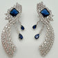 A High-End Cubic Zirconia Set on Silver
