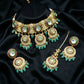Emerald Polki Enamel Bridal Heritage Set