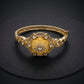 Ivory Flower Polki Diamond Gold Bracelet