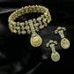 Raw Sapphire Baguette Diamond Couture Set