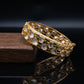 Polki Diamond Emerald Engraved Gold Bangles