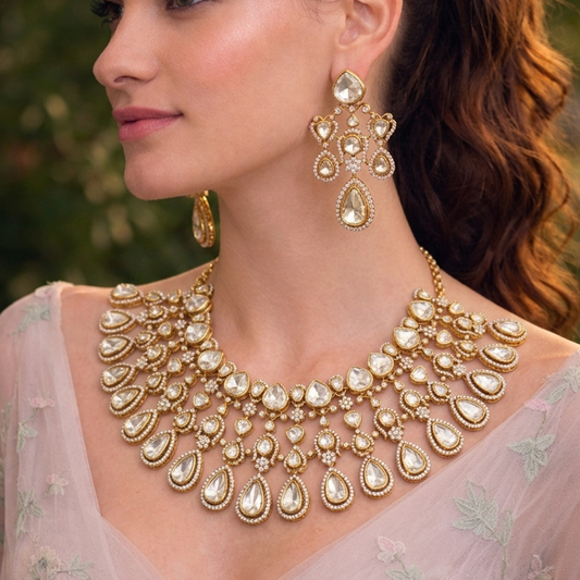 Original 22C bridal set necklace and earrings