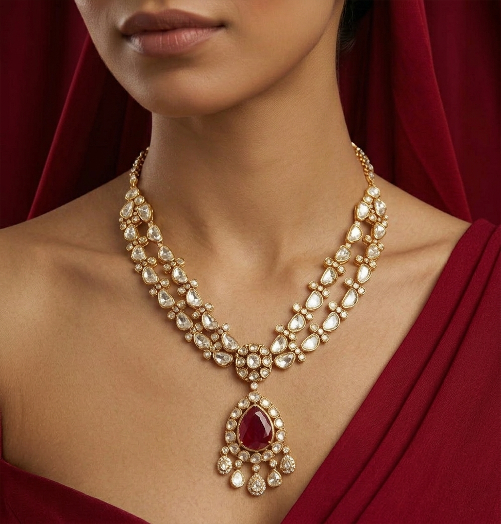 Original 22C Goldplating With High Premium Ruby Doublet