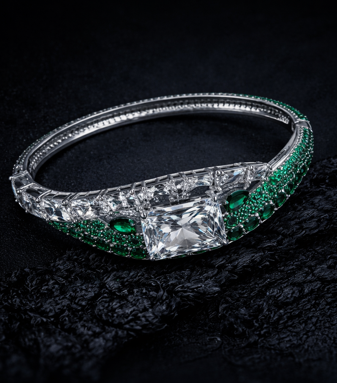 Emerald Cascade Royale Jewelry Set