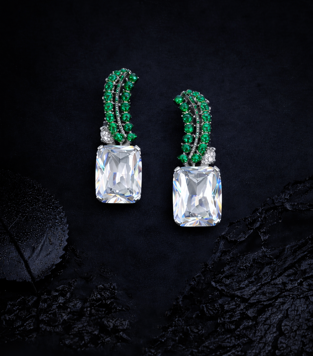 Emerald Cascade Royale Jewelry Set