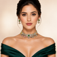 Queen's Emerald Statement Crown Set