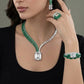 Emerald Cascade Royale Jewelry Set