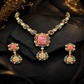 Opulent Multicolour Kundan Necklace Set